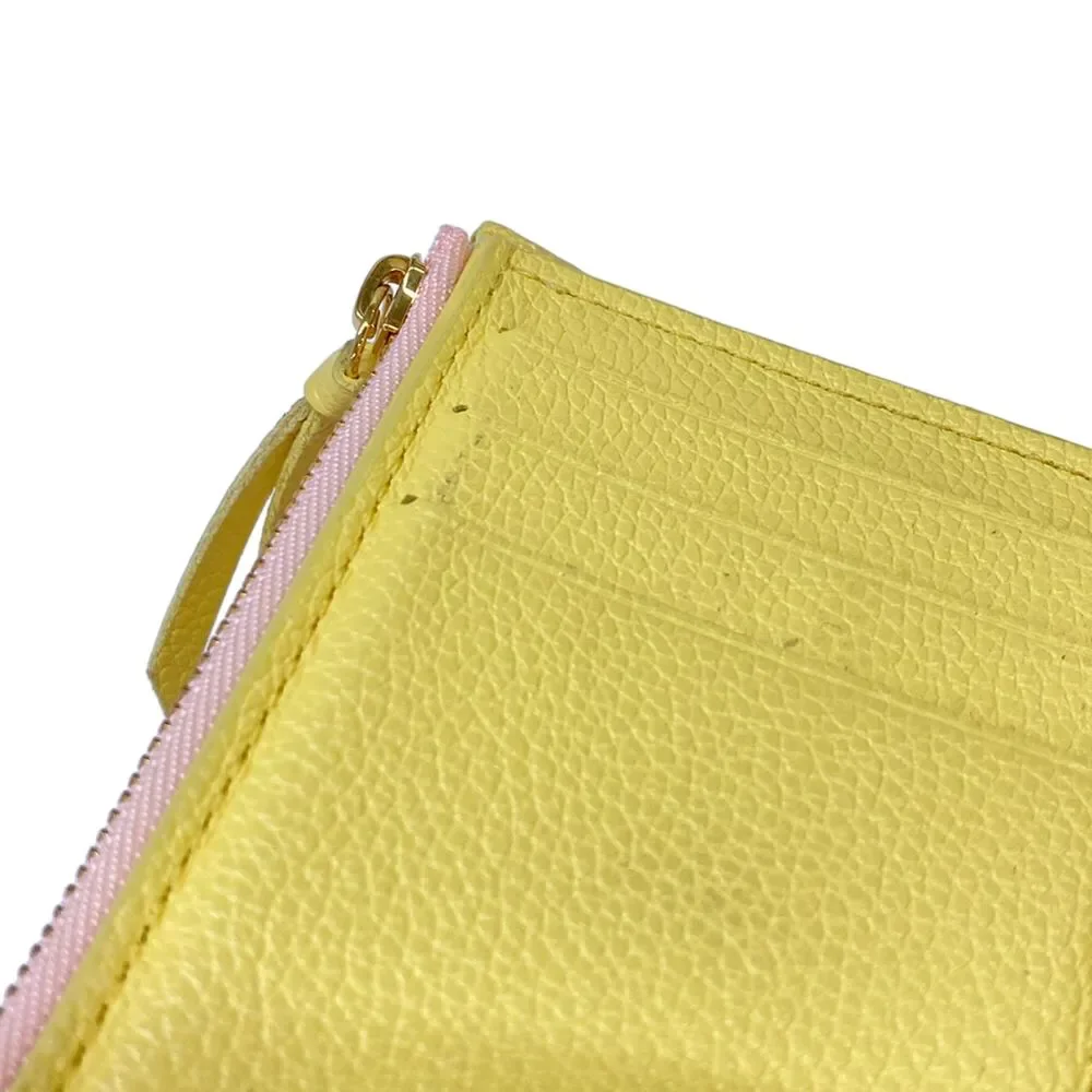 Louis Vuitton Portefeuille Victorine Bicolor Monogram Amplant Trifold Wallet